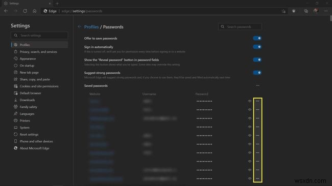 마이크로소프트 엣지(Microsoft Edge) 암호 관리자 사용법 완벽 정리