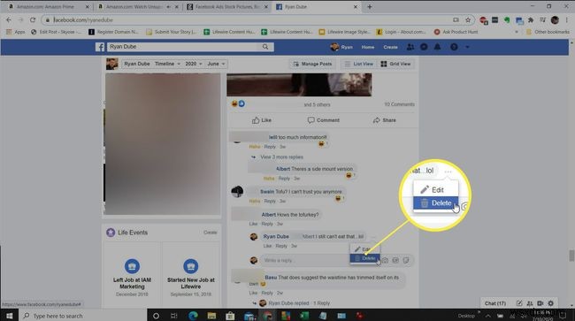 페이스북(Facebook) 댓글 삭제 및 수정하는 방법 총정리