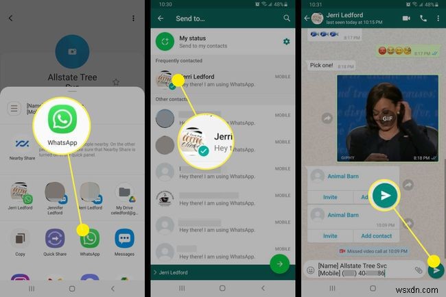 WhatsApp에서 연락처 공유하는 방법 완벽 정리