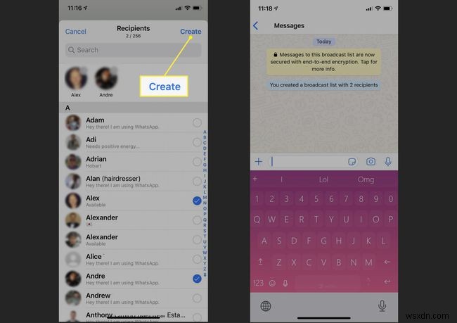 WhatsApp 브로드캐스트 목록 만들기: 아이폰·안드로이드 생성부터 편집, 삭제까지