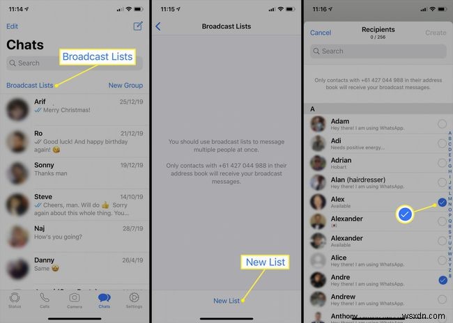 WhatsApp 브로드캐스트 목록 만들기: 아이폰·안드로이드 생성부터 편집, 삭제까지