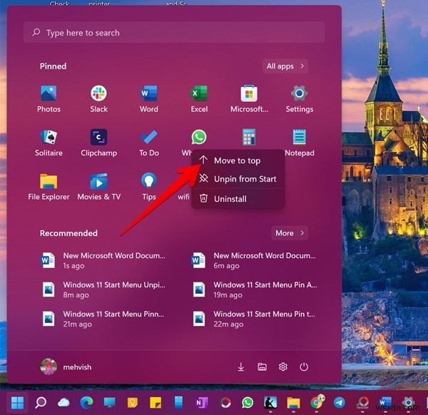 Windows 11 시작 메뉴를 프로처럼 활용하고 커스터마이징하는 15가지 방법