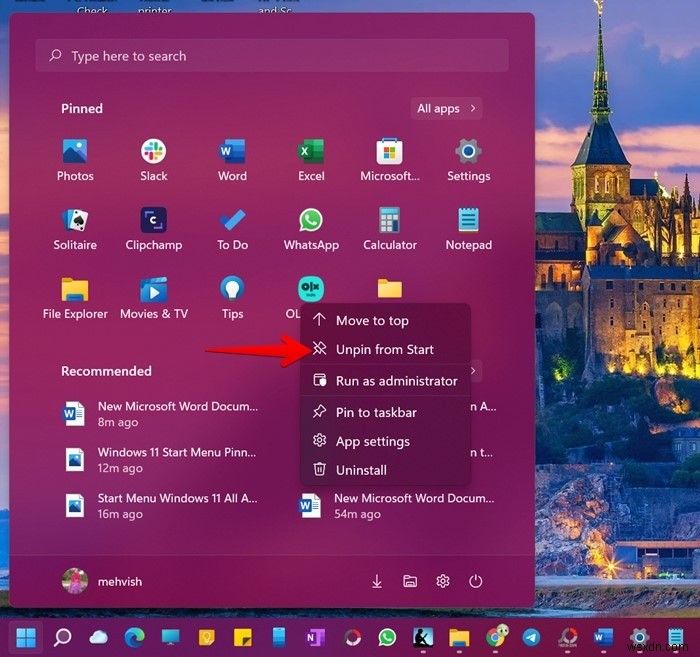 Windows 11 시작 메뉴를 프로처럼 활용하고 커스터마이징하는 15가지 방법