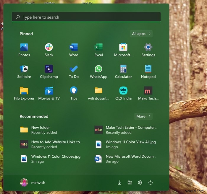 Windows 11 시작 메뉴를 프로처럼 활용하고 커스터마이징하는 15가지 방법
