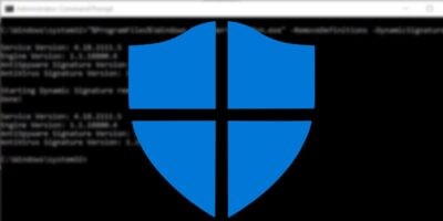 명령 프롬프트에서 Windows Defender 사용하는 방법 총정리