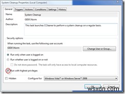 CCleaner로 Windows Vista 시스템 정리 자동화하는 방법