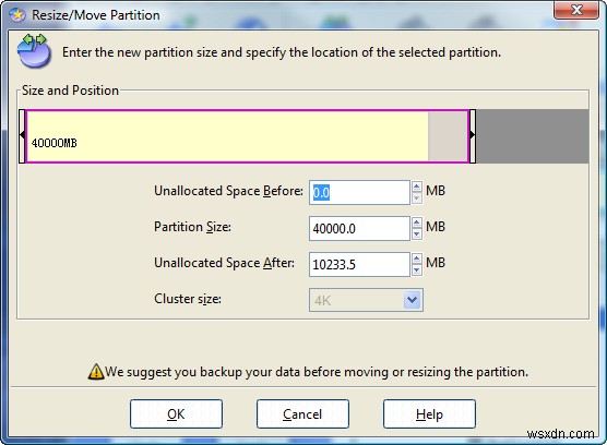 EASEUS Partition Manager로 파티션 크기 조정하는 방법 (단계별 가이드)