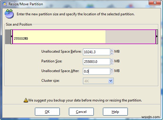 EASEUS Partition Manager로 파티션 크기 조정하는 방법 (단계별 가이드)