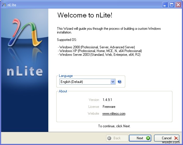 nLite로 Windows XP 설치 CD 사용자 정의하는 완벽 가이드