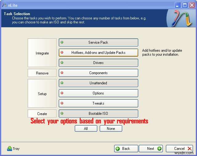 nLite로 Windows XP 설치 CD 사용자 정의하는 완벽 가이드