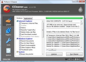 CCleaner로 PC 최적화하고 인터넷 사용 흔적까지 깨끗하게 지우는 방법
