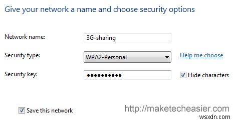 Windows 7에서 3G 무선 인터넷 연결을 Wi-Fi 핫스팟으로 공유하는 방법