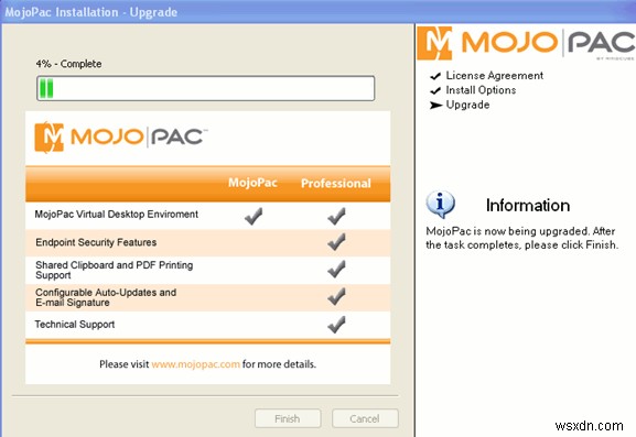 모조팩(Mojopack)으로 USB 드라이브 하나에 Windows XP 환경 통째로 담아 다니기