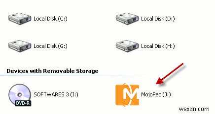 모조팩(Mojopack)으로 USB 드라이브 하나에 Windows XP 환경 통째로 담아 다니기