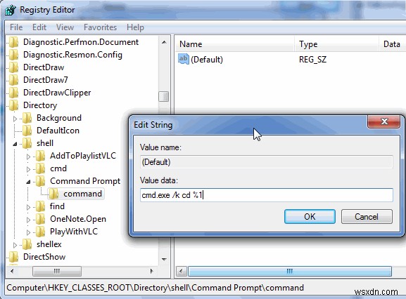 Windows 7 우클릭 메뉴 커스터마이징 – 명령 프롬프트, 클립보드 복사, CopyTo·MoveTo 추가하기