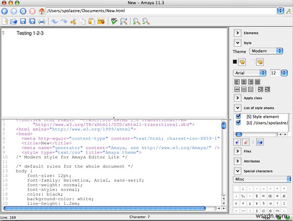 W3C가 만든 Amaya, 드림위버를 대신할 간편한 무료 HTML 에디터