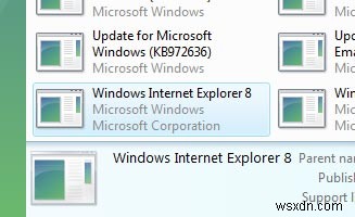 Windows Vista에서 Internet Explorer 8(IE8) 제거하는 방법