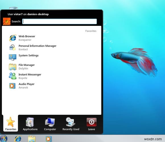 단 3단계로 Kubuntu Jaunty를 Windows 7 스타일로 변신시키는 방법