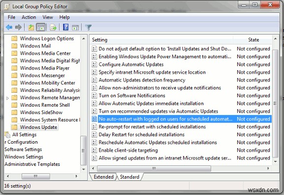 자동 업데이트 후 Windows가 강제 재시작되지 않도록 설정하는 방법