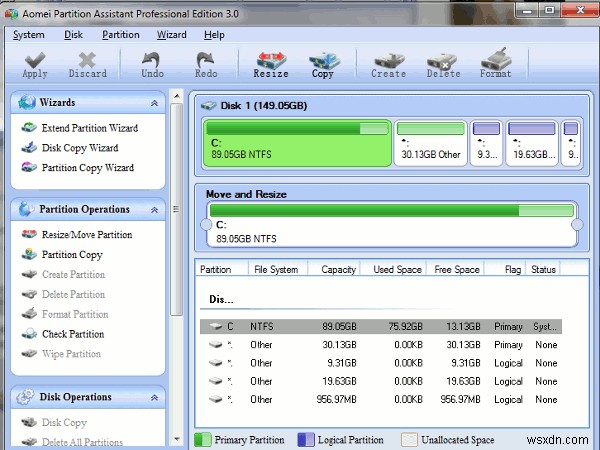 Aomei Partition Assistant로 Windows 파티션 확장·크기 조정하기 (+ 무료 증정 이벤트)