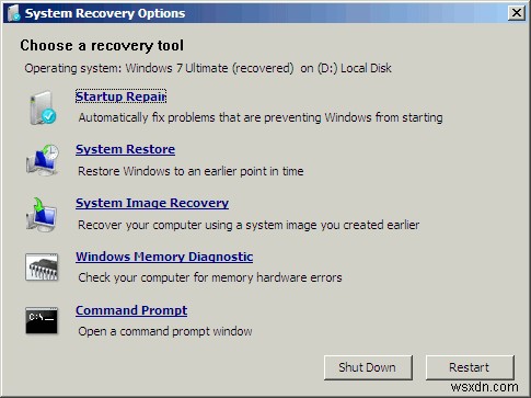 Windows 7 시스템 복구 디스크 만들기 및 사용법 총정리