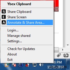 Ybex 클립보드로 여러 컴퓨터 간 Windows 클립보드 데이터·스크린샷 쉽게 공유하는 방법