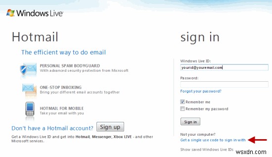 공용 PC에서도 안전하게! Windows Live 계정 일회용 로그인 코드 발급 및 사용 방법