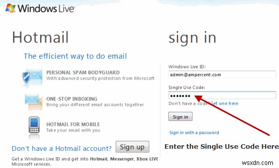 공용 PC에서도 안전하게! Windows Live 계정 일회용 로그인 코드 발급 및 사용 방법