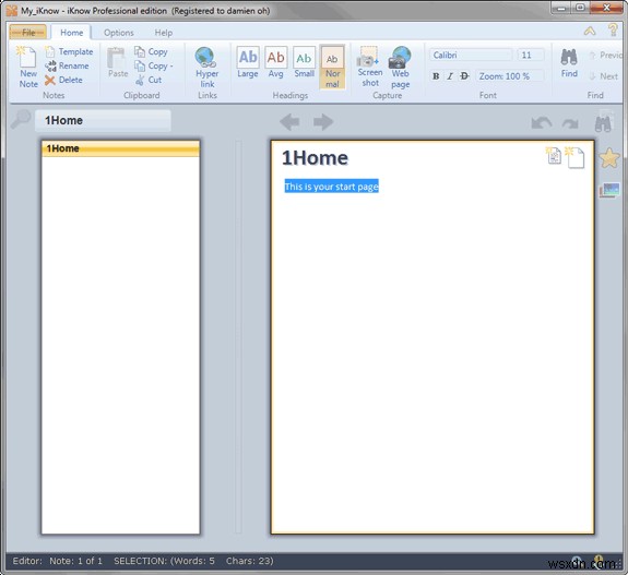 PpcSoft iKnow 2011 프로페셔널 에디션 – OneNote를 대체할 수 있는 가볍고 스마트한 노트 앱