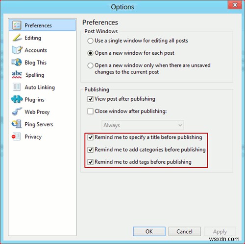 Windows Live Writer 본격 사용 전 반드시 설정해야 할 8가지 핵심 구성