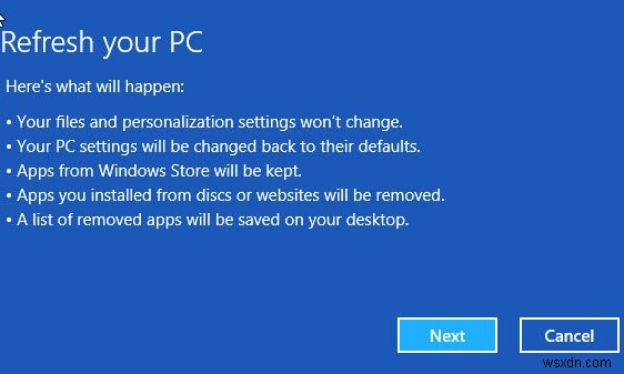 Windows 8  새로 고침 과  초기화  기능으로 PC 문제 해결하는 완벽 가이드
