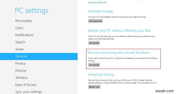Windows 8  새로 고침 과  초기화  기능으로 PC 문제 해결하는 완벽 가이드
