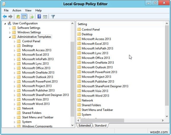 Microsoft Office 2013 시작 화면 비활성화하는 4가지 방법
