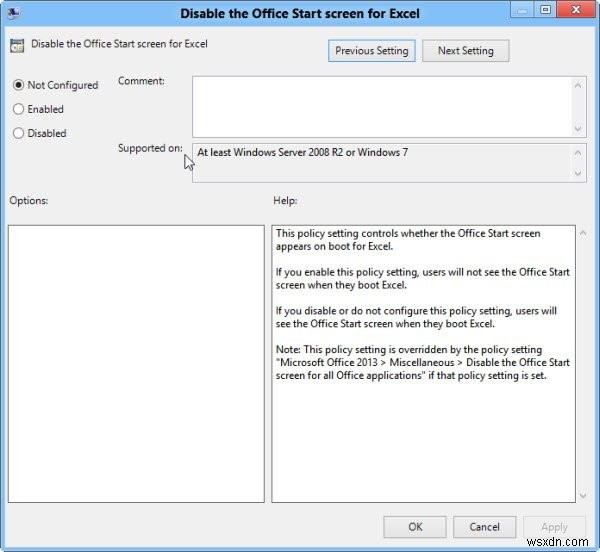 Microsoft Office 2013 시작 화면 비활성화하는 4가지 방법