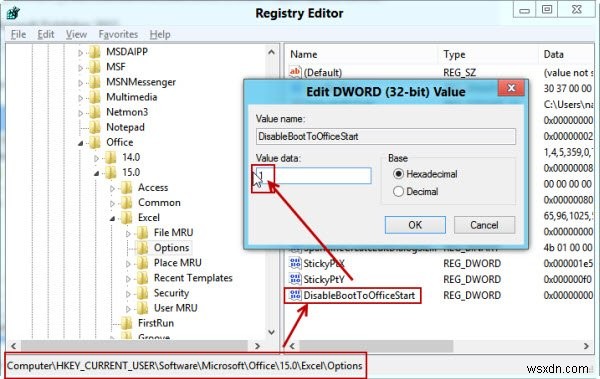 Microsoft Office 2013 시작 화면 비활성화하는 4가지 방법