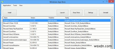 Windows App Boss로 데스크톱에서 Windows 8 앱 간편하게 관리하는 방법