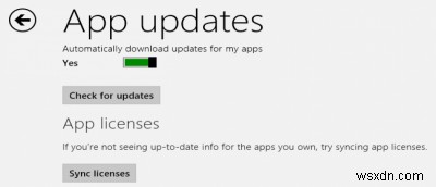 Windows 8에서 앱 라이선스 강제 동기화하는 방법