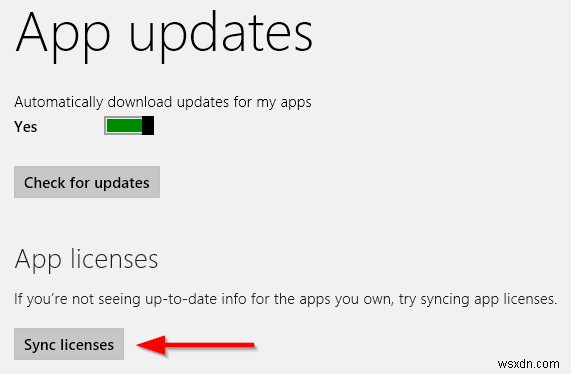 Windows 8에서 앱 라이선스 강제 동기화하는 방법