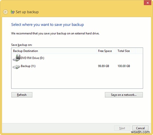 Windows 8에서 Windows 백업 설정하는 방법: 파일과 폴더를 안전하게 보관하기