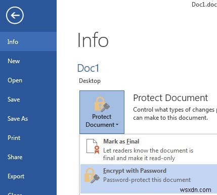 Microsoft Word 2013에서 문서를 안전하게 보호하는 3가지 방법