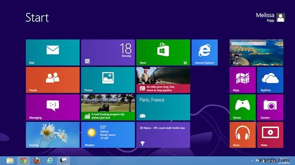Windows 8 시작 화면의 크기와 위치를 자유롭게 변경하는 방법