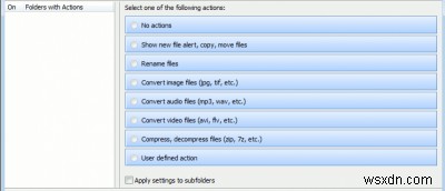 Windows에서 폴더 작업(Folder Actions)을 활용하는 방법
