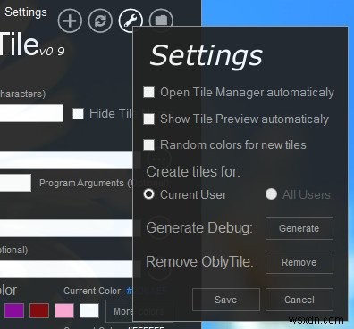 Windows 8에서 OblyTile로 사용자 지정 라이브 타일 만드는 방법