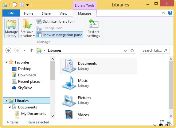Windows 8 앱에서 외부 드라이브 파일에 접근하는 방법