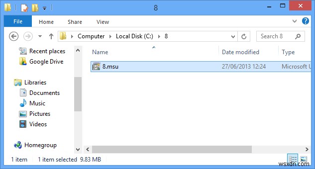 Windows 8.1 Preview 설치 시 업데이트를 컴퓨터에 적용할 수 없습니다 오류 해결 방법