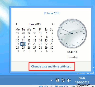 Windows 알림 영역에 시계 추가하는 방법