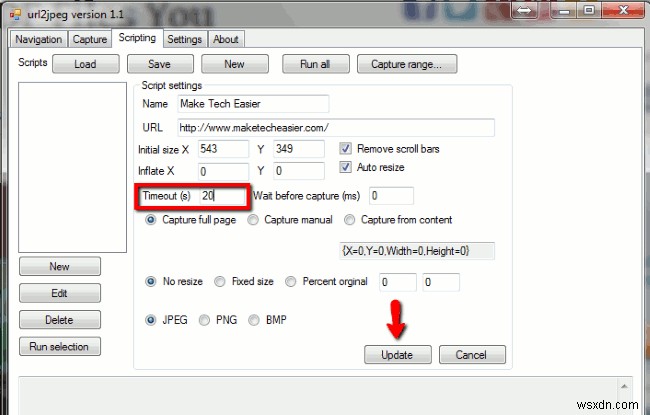 URL2JPEG로 웹페이지 전체 스크린샷 한 번에 캡처하는 방법