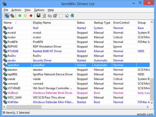 Windows 드라이버와 서비스를 한눈에 관리하는 방법, ServiWin 활용 가이드
