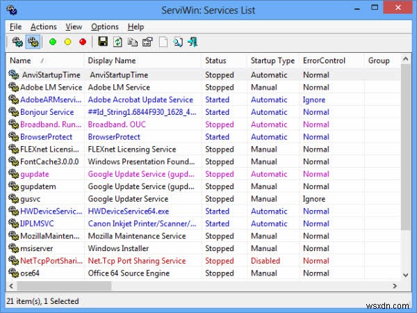 Windows 드라이버와 서비스를 한눈에 관리하는 방법, ServiWin 활용 가이드