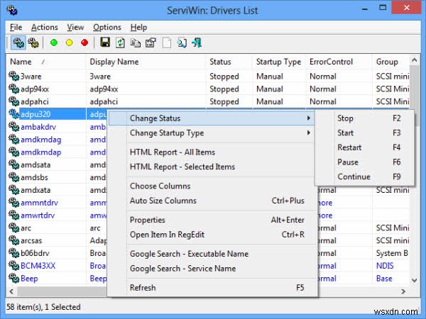 Windows 드라이버와 서비스를 한눈에 관리하는 방법, ServiWin 활용 가이드